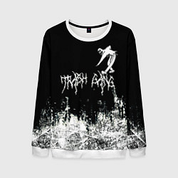 Свитшот мужской Ghostemane Mercury Trash Gang Гостмейн Призрак гра, цвет: 3D-белый