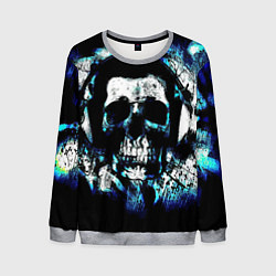 Свитшот мужской Dark skull Fashion 2022, цвет: 3D-меланж