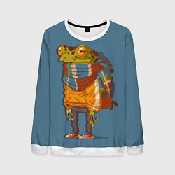 Мужской свитшот Лягуха-путешественица