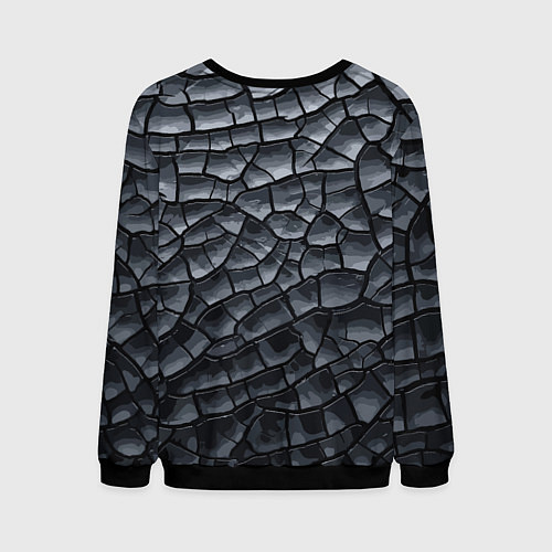 Мужской свитшот Fashion pattern 2022 / 3D-Черный – фото 2