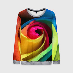 Свитшот мужской Роза fashion 2022, цвет: 3D-меланж