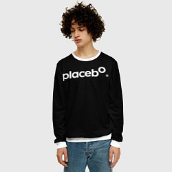 Свитшот мужской Плацебо Логотип, цвет: 3D-белый — фото 2