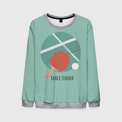 Свитшот мужской TABLE TENNIS Теннис, цвет: 3D-меланж