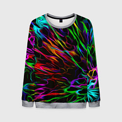 Свитшот мужской Neon pattern Vanguard, цвет: 3D-меланж