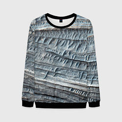 Свитшот мужской Текстура скалы Mountain Stone, цвет: 3D-черный