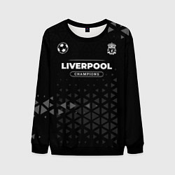 Свитшот мужской Liverpool Форма Champions, цвет: 3D-черный