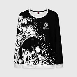 Мужской свитшот Sabaton - сабатон черепа