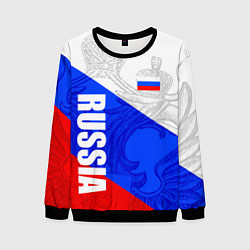 Мужской свитшот RUSSIA - SPORTWEAR - ТРИКОЛОР
