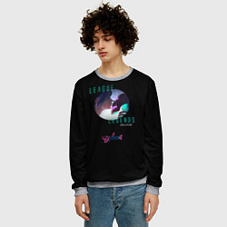 Свитшот мужской Arcane: League of Legends Джинкс, цвет: 3D-меланж — фото 2