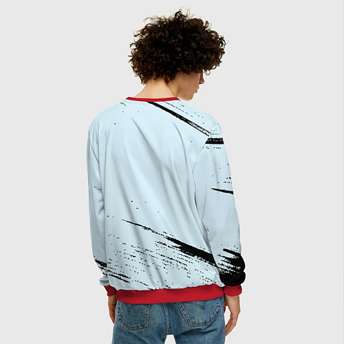 Мужской свитшот The doors музыкант / 3D-Красный – фото 4