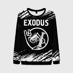 Свитшот мужской Exodus КОТ Краски, цвет: 3D-черный