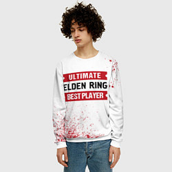 Свитшот мужской Elden Ring Ultimate, цвет: 3D-белый — фото 2