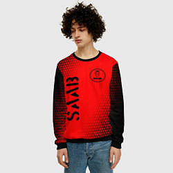 Свитшот мужской СААБ SAAB Карбон FS, цвет: 3D-черный — фото 2