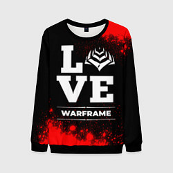 Свитшот мужской Warframe Love Классика, цвет: 3D-черный