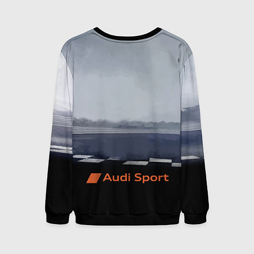 Мужской свитшот Ауди Спорт Гоночная команда Audi sport Racing team / 3D-Черный – фото 2