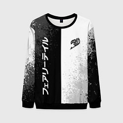 Мужской свитшот FAIRY TAIL BLACK AND WHITE LOGO