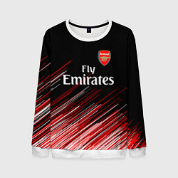 Свитшот мужской Arsenal полосы, цвет: 3D-белый