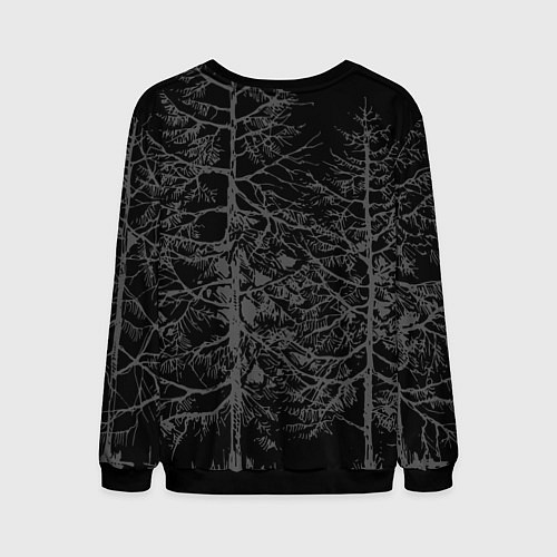 Мужской свитшот Велес славянский бог / 3D-Черный – фото 2