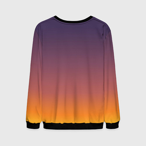 Мужской свитшот Sunset Gradient / 3D-Черный – фото 2