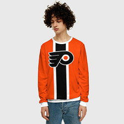 Свитшот мужской Филадельфия Флайерз Форма, цвет: 3D-белый — фото 2