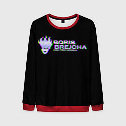 Свитшот мужской Borij Brejcha Glitch, цвет: 3D-красный