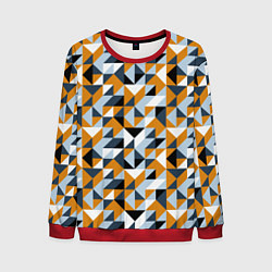 Мужской свитшот Полигональный геометрический узор