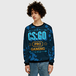 Свитшот мужской Игра CS:GO: PRO Gaming, цвет: 3D-черный — фото 2