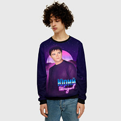 Свитшот мужской Юрий Шатунов, цвет: 3D-черный — фото 2