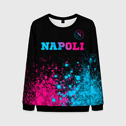 Свитшот мужской Napoli Neon Gradient, цвет: 3D-черный