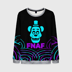 Мужской свитшот FNAF Фредди neon