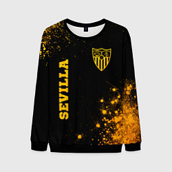 Свитшот мужской Sevilla - Gold Gradient, цвет: 3D-черный