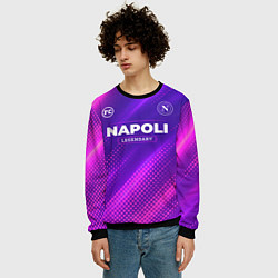 Свитшот мужской Napoli legendary sport grunge, цвет: 3D-черный — фото 2