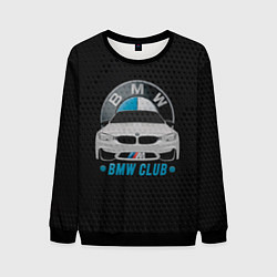 Свитшот мужской BMW club carbon, цвет: 3D-черный