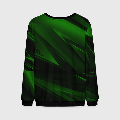 Мужской свитшот Кошачий бой - карате / 3D-Черный – фото 2