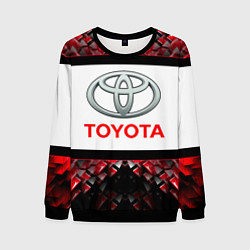 Мужской свитшот Toyota - абстракция - лого