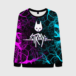 Свитшот мужской Stray - neon, цвет: 3D-черный