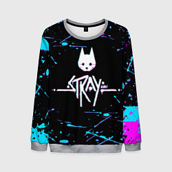 Свитшот мужской Stray - краска - neon, цвет: 3D-меланж