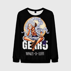 Свитшот мужской Монки Д Луффи 5 гир - One Piece, цвет: 3D-черный