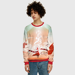 Свитшот мужской Великое приключение - Journey, цвет: 3D-красный — фото 2