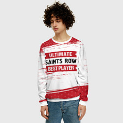 Свитшот мужской Saints Row: Best Player Ultimate, цвет: 3D-белый — фото 2