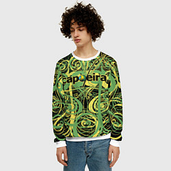 Свитшот мужской Capoeira pattern, цвет: 3D-белый — фото 2