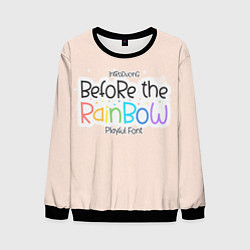 Свитшот мужской Before the Rainbow, цвет: 3D-черный