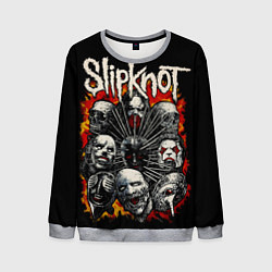 Свитшот мужской Slipknot - artists, цвет: 3D-меланж