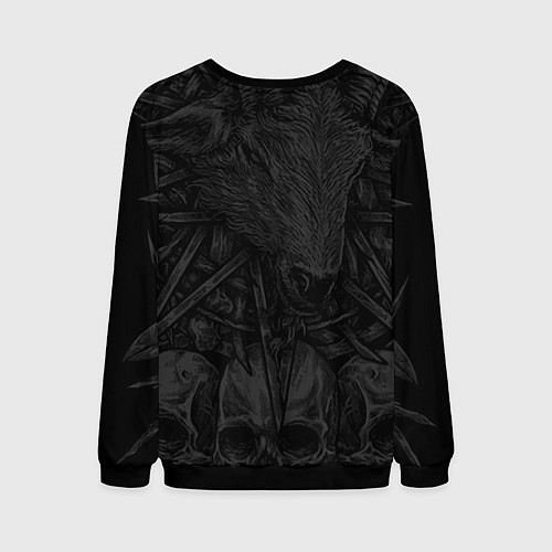 Мужской свитшот Slipknot - goat head / 3D-Черный – фото 2