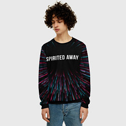 Свитшот мужской Spirited Away infinity, цвет: 3D-черный — фото 2