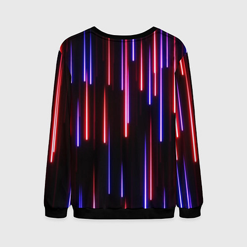 Мужской свитшот Метеоритный дождь / 3D-Черный – фото 2