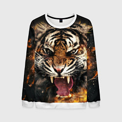 Мужской свитшот Оскал тигра