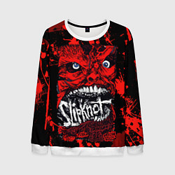 Свитшот мужской Slipknot red blood, цвет: 3D-белый
