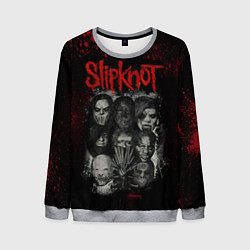 Свитшот мужской Slipknot dark, цвет: 3D-меланж