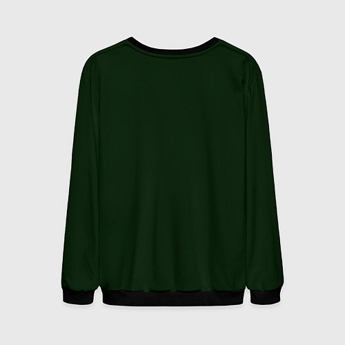 Мужской свитшот Енот с языком / 3D-Черный – фото 2